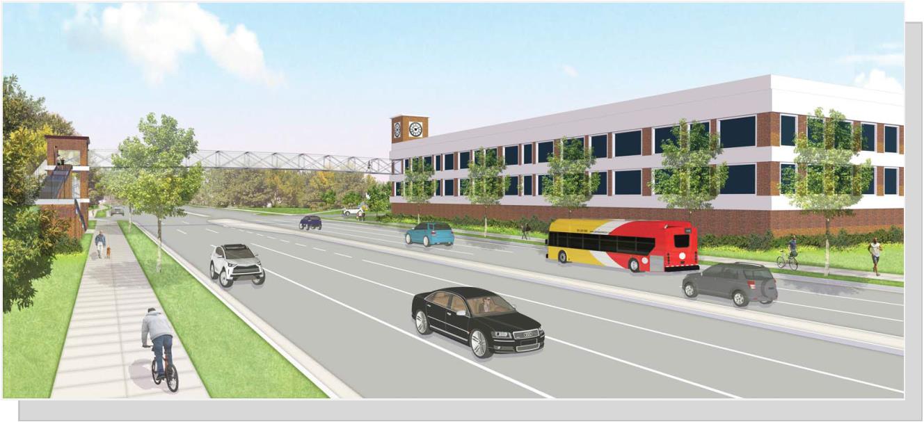 Proposed Transportation Center on Braddock & Rolling Road